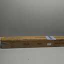 Double Curtain Rods 72 to 144 Inches(6-12 Feet) with Solid Aluminum Alloy Brackets, 1 Front and 5/8 Back Telescoping Drapery Rod for Windows, Heavy Duty Decorative Curtain Rods, Matte Black