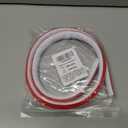 Flexible Quarter Round Molding Double Sided Self Adhesive Peel and Stick Bendable Molding Trim for Floor, Bathrooms, Cabinet Edge, Countertops, Kitchens (39inch)