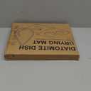 2PCs Large Stone Drying Mat for Kitchen Counter, Quick Drying Matt Kitchen Counter, Large Dish Dryer Mat, Diatomaceous Earth Dish Drying Mat with Non-Slip Feet