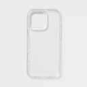 Apple iPhone 16 Pro Max Case - heyday™ Clear: Wireless Charging Compatible, Solid Pattern