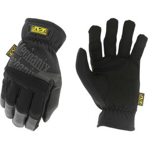 Mechanix Wear FastFit Work Gloves - Anti-Slip & Abrasion Resistant Heavy Duty Gloves - Touchscreen Compatible - Vibration Damping - Multipurpose Use - Large - Black