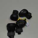 Dog Shoes for Hot Pavement,Waterproof Dog Shoes for Small Medium Dogs,Breathable Non-Slip Dog Boots Paw Protectors with Rubber Soles,Dog Booties for Beach and Snow (Black, XS)