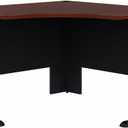 Bush Business Furniture Series A 48W Corner Desk in Hansen Cherry and Galaxy, Small Computer Table for Home or Professional Office