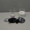 Black Pendant Lights Kitchen Island,Modern Farmhouse Glass Pendant Light,Light Fixture Kitchen Pendant Mini Hanging Light Fixture for Sink (Black 2 Pack Stem Rod)