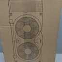 shinic 2026 9 Inch Twin Window Fan Quiet, Reversible Airflow, 3 Speeds, Adjustable Width 23.5"-37", ETL Certified for Bathroom/Kitchen