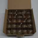 25 Pack G40 LED Replacement Bulbs,120V 0.5W,E12 Base,for Outdoor String Lights-2200K