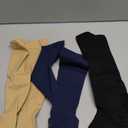 Doctor's Select 3 Pairs Copper Toeless Compression Socks Women & Men - 20-30 mmHg Open Toe Compression Socks Knee High Women (Medium, Black/Tan/Navy - 3 Pairs)