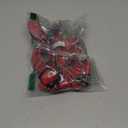 ADOGGYGO Christmas Dog Collar with Bow, Adjustable Cotton Red Plaid Bowtie Dog Christmas Collars for Dogs Pets (Medium, Xmas)