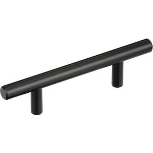 Amerock Bar Pulls 3 inch (76 mm) Center to Center Matte Black Cabinet Pull - 10 Pack, 10BX40515MB