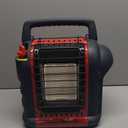 Mr. Heater Portable Buddy Heater MH9BX 4,000-9,000 BTU Indoor-Safe Propane Radiant Heater For Campers, Workshops, Job Sites, Patios & More - Red, Black