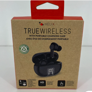 Helix True Wireless Wireless Earbuds Headphones NEW Sealed 810061145110 V1-1123