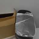 Sooyee 14 litres Bathroom Trash Can with lid, 3.6 Gallon Automatic Trash Can, Touchless Trash Can or Kick for Kitchen, Office, Bedroom, Bathroom, Living Room, Black