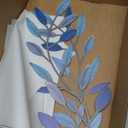 Zhengmy 2 Pieces Metal Tree Leaf Wall Decor Vine Olive Branch Leaf Wall Art Living Room, Hallway Wall Decor Outdoor Decoration(Vintage Blue)