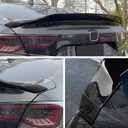 Rear Trunk Lip Spoiler R Style Highkick Wing Compatible with 10th Gen Honda Accord LX/EX/Hybrid Sport/Prime 2018 2019 2020 2021 2022 Sedan Accessories (Carbon Fiber)