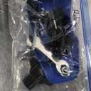 ELEMARA Electric Dirt Bike, 24V Ride on Toys for Big Kids, 350W Kids Motorcycle with Music & Bluetooth, 15.5 mph & 150lb Max, Twist-Grip Throttle & Hand-Operated Rear Brake, 12" Air-Filled Tires-Blue