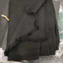 Women's Cotton Blend Scarves Light Soft Solid Long Scarf, Black Color