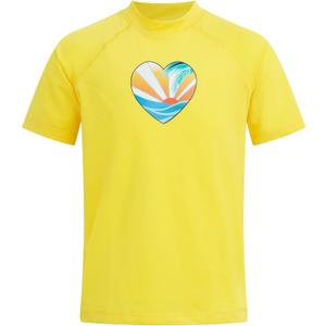 Kanu Surf Girls' Karlie Rash Guard UPF 50+ Sun Protection Short Sleeve Swim Shirt (14-16)