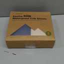 2-Pack Waterproof Crib Sheets for Boys, Girls - 52x28 Fitted Organic Cotton Baby Crib Sheets, Toddler Mattress Protector Cover, Washable, Soft & Durable Baby Bedding Essentials (Blue Flax)