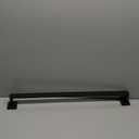 NearMoon Towel Bar, Bath Accessories Premium Thicken Stainless Steel Square Shower Towel Rack for Bathroom, Towel Holder Wall Mounted (1 Pack, Matte Black, 27 Inch)