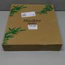 MinBoo Bamboo Appliance Slider,Sliding Tray for Coffee Maker, Kitchen Countertop Appliance Rolling Tray,Slides Easily from Under The Cabinet,Black- Medium (14" Wx13 D)