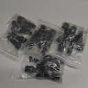 GAsupply 14x1.5 40mm Shank Lug Bolts, Fit for X3 E83, for X5 E53, for 7 Series E6x, 20pcs Black Conical Seat 61mm Tall Lug Studs for Wheel Spacers, 17mm Hex, 40mm Thread Length Extended Wheel Hub Bolt