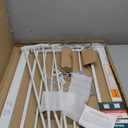 BABELIO Safety Gate Door Fits for Stairs, Narrow and Wide Doorways with Auto Close, Easy Install, No Drilling, Pressure Mounted for Baby, Child, Pets, Dog/Puppy, 26''-40'', White