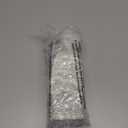 mDesign Glass Refillable Foaming Hand Soap Dispenser Modern Square Pump Bottle for Bathroom Vanities or Kitchen Sink, Countertops - 2 Pack - Clear/Black