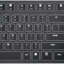 Cherry KW X ULP, Ultra Low Profile Mechanical Keyboard, Wireless Multi-Device Keyboard for up to 4 Devices, Bluetooth, 2.4 GHz & Wired Mode, Backlit, Black (Full Size)