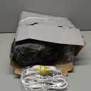 Anysay Heated Blanket Throw with 1/2/4/6/8 Hours Auto-Off 10 Heat Level, 50'' * 60'' Cozy Faux Rabbit Fur Bubble Electric Blanket with Overheat Protection(Tie-Dye Dark Grey)