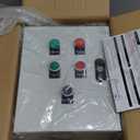 2 HP Well Pump Control Box, 208/240V Three-Phase, 4-Wire with Contactor, Safe & Reliable for Submersible Well PumpManual/Automatic Dual Operating ModesPump Start/Stop Device with Float Switch