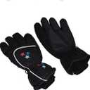 FGSS Winter Ski-Gloves for Kids - Warm Water-Repellent Snow Gloves Cold Weather Snowboard Mittens (Black)