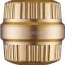 Cobbe HD HEAVY DUTY High Output Shower Filter  99% REMOVAL Shower Head Filter for Hard Water, Heavy Metals, Chlorine and Harmful Substance, Improve your skin and hair - Brushed Gold