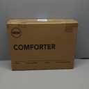 Joysoul Goose Feathers Fiber Comforter - Lightweight Ultra Soft Fabric Cover Breathable White Down Feather Fill, Blue Queen Size Duvet Insert (88" X 88")