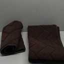 hicorfe Kitchen Rugs and Mats Sets,2 Pieces Super Absorbent Polypropylene Non-Slip Rug, Soft Comfort Floor Mat, Washable for Kitchen, Hallway, Office, Sink, Laundry(24" x 35"+24" x 71",Coffee)