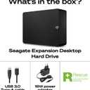 Seagate Expansion 8TB External Hard Drive HDD - USB 3.0, with Rescue Data Recovery Services (STKP8000400)