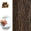 Artificial Tree Bark Pipe Cover - Self-Adhesive Fake Bark Wrap for Hiding Downspouts, Pipes, Poles & Columns | Realistic Simulation Tree Bark Decoration for Indoor & Outdoor Use (7.87 * 39.37 inch)