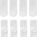 4 Pairs Baby Fuzzy Socks with Grips Toddlers Cozy Anti Slip Winter Sock for 1-6 Years Boys Girls Warm Gift Socks (White)