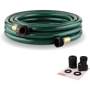 Garden Hose No Leaking for Watering: No Kink and Lightweight - 1/2" Water Hoses 20 FT with Fittings for Outdoor and Yard (Green)
