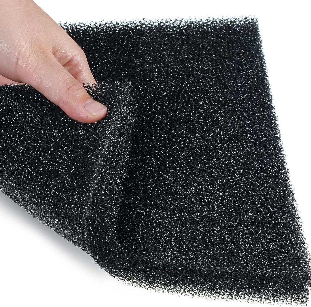 Tondiamo 3 Pieces Aquarium Sponge Filter Pad Media Cut to Fit Foam for Fish Tank Filters Replacement Fish Tank Cleaner Open Cell Foam Sponges for Dishes