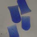 Topwon 1.8'' Two Layers Height Increase Taller Shoe Gel Insole Blue