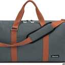 Kuston Sports Gym Bag with Shoe Compartment&Wet Pocket,Travel Duffel bag,Weekend Bag,Workout Bag Suitable for Men and Women (dark grey)