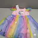 VIKITA Girls Dresses Summer Party Pink Tutu Dress for 2-3 Years Kids