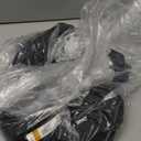 R&M Richards Women's Off The Shoulder Sweetheart Column Gown | Rhinestone Accent & Side Slit Dress | Cocktail & Party Attire (16W, Black)