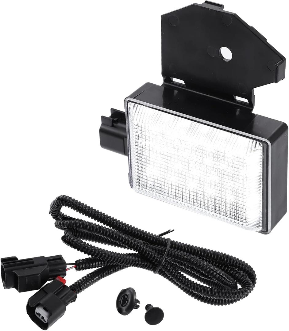 X AUTOHAUX Car LED Under Hood Light Lamp Harness Assembly for Dodge for Ram 1500 2500 3500 4500 5500 Pickup Charger for Chrysler 300 for Jeep Grand Cherokee 68395126AA 56021441AC 2 Pin