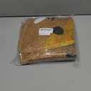 Bee Happy Door Mat Half Round Door Mat Outdoor Entrance,for Outside Entry 18x30 in Wear Resistant Semi Circle Floor Mats Area Rugs for Kitchen