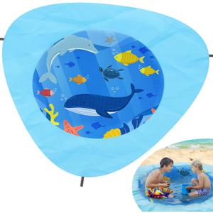 Waterproof Beach Puddle & Beach Pool for Toddler,Waterproof and Sand-Proof,7.2 feet - Blue