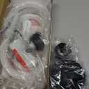 FEEDRON Automatic Fuel Transfer Pump with Auto-Stop, 51'' Extra Long Hose, 3.2 Gallon per Min, Battery or USB Powered, 4 Can Adapters, Fast and Safe Portable Gas Can Pump for Oil, Diesel,Gasoline