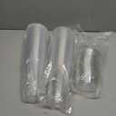 16 oz. Clear Cups with Strawless Sip-Lids, PET Crystal Clear Disposable 16oz Plastic Coffee Cups with Lids [50 Sets]