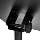 Amazon Basics Adjustable Height Portable Laptop Tripod Stand for Workstation, DJ Equipment, Projector, or Mixer, Black