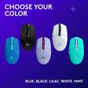 Logitech G305 Lightspeed Wireless Gaming Mouse, Hero Sensor, 12,000 DPI, Lightweight, 6 Programmable Buttons, 250h Battery, On-Board Memory, Compatible with PC, Mac - Mint